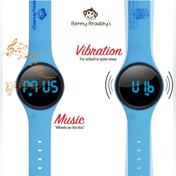 Water Resistant Musical Vibration Interval Reminder Potty Training Watch for Kid - Picture 11 of 13